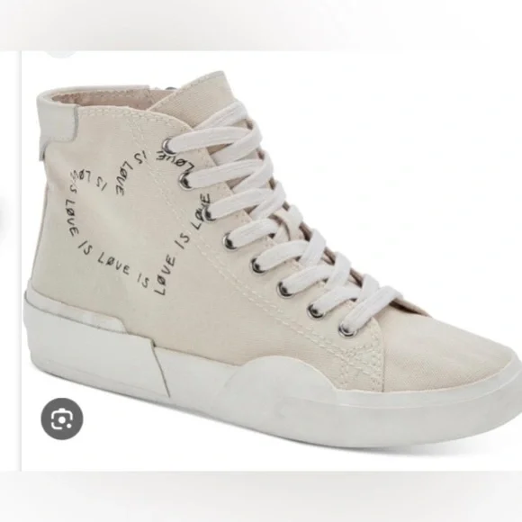 NWT Dolce Vita “love is” High Tops - Picture 1 of 6